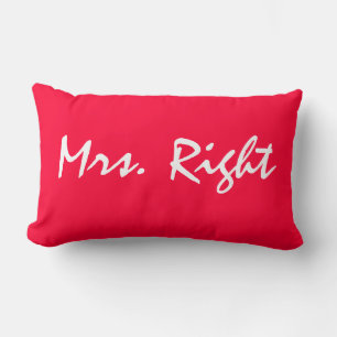 Rectangle Inspiration Coussin de chambre nouvellement mariée