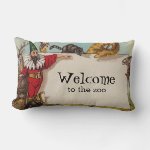 Rectangle Isidore l'elfe et son Coussin Lombaire pour Animau