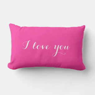 Rectangle J'aime que vous jetez Coussin Customisé