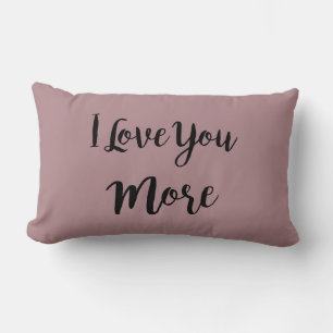 Rectangle Je T'Aime Plus Coussin Violet