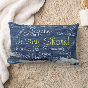 Rectangle Jersey Shore Beach Vague de Coussin de tranquillit