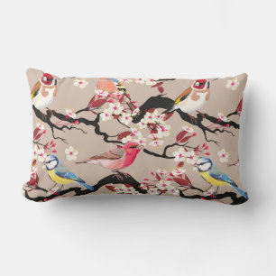 Rectangle Joli Motif Lumbar Coussin