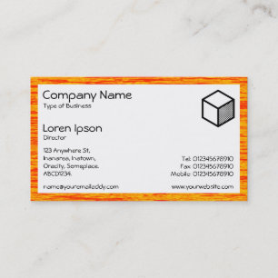 Rectangle - Lake of Fire Business Card