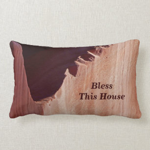 Rectangle Le coussin abstrait bénissent ce canyon de