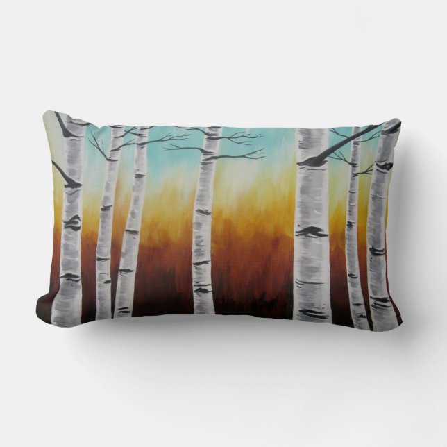 Rectangle Le coussin de bouleaux (Recto)