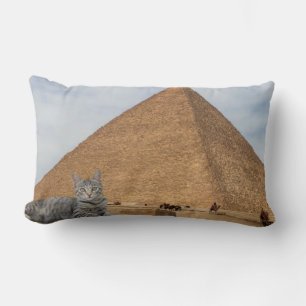 Rectangle Les chats règnent. Coussin jetable