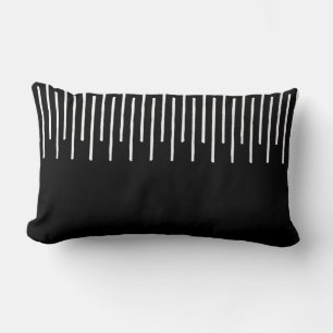 Rectangle Lignes décalées Coussin Lumbar tribal