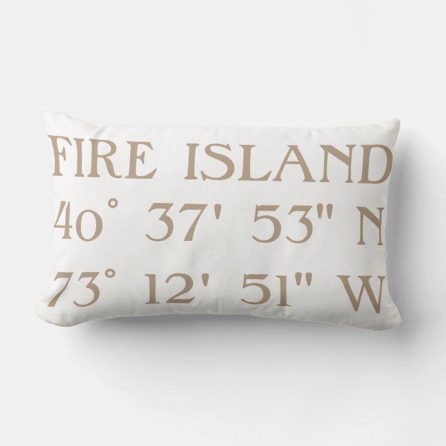 Rectangle Longitude de latitude de coussin de Chambre de (Recto)