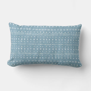 Rectangle Lumbar Coussin bleu clair