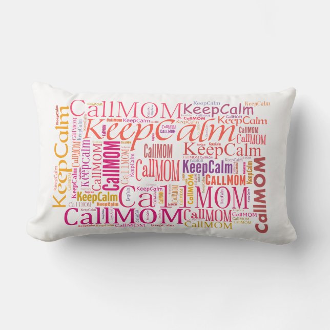 Rectangle Maintenez coussin calme et d'appel de maman (Recto)