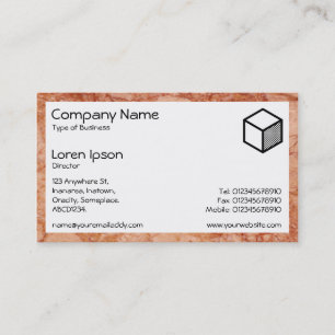 Rectangle - Marble 02 Business Card