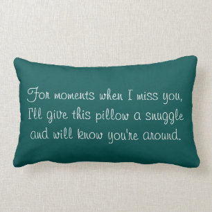 Rectangle Mémoire "toujours avec moi" coussin