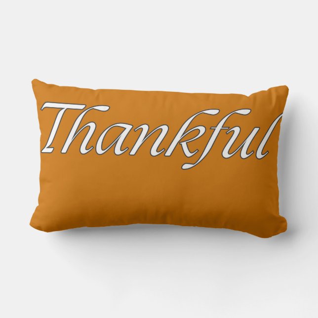Rectangle Merci Lumbar Coussin (Verso)