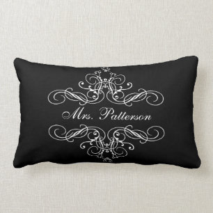 Rectangle Mme Personalized His et son coussin de lit de