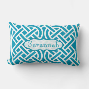 Rectangle Noeud celtique Choisir la couleur Coussin personna