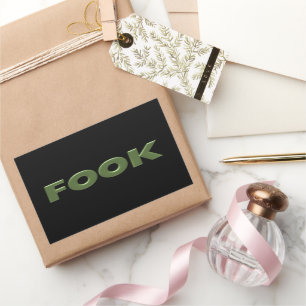 Rectangle noir pâle gros autocollants