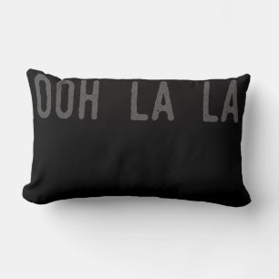 Rectangle Ooh La La Lumbar Coussin
