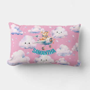 Rectangle Ours en peluche Aviateur Coussin Lombaire