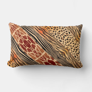 Rectangle Patchwork animal rustique Zebra Stripe Coussin