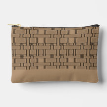 Rectangle Pattern Neutral Tan
