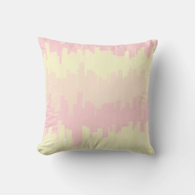 Rectangle Pattern Throw Pillow (Front)