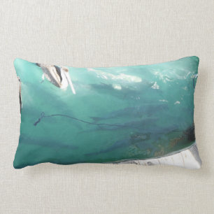 Rectangle Pêcher vers le bas le coussin de tarpon