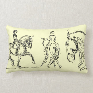 Rectangle Petit Coussin de Dressage Horse