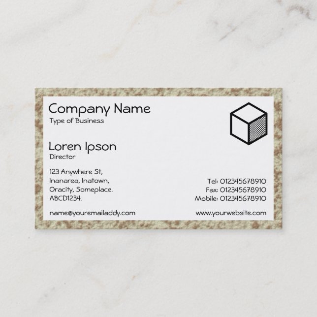 Rectangle - Porridge Business Card (Front)