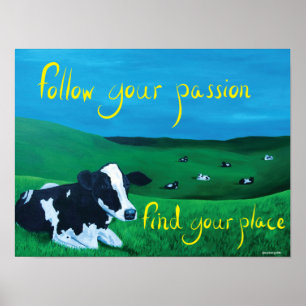 Rectangle poster (Follow your passion)