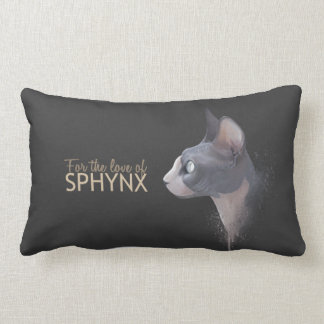 Rectangle Pour l'amour du coussin de SPHYNX