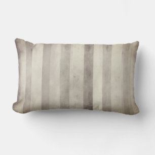 Rectangle rayures gris patinées coussin pour décoration mais