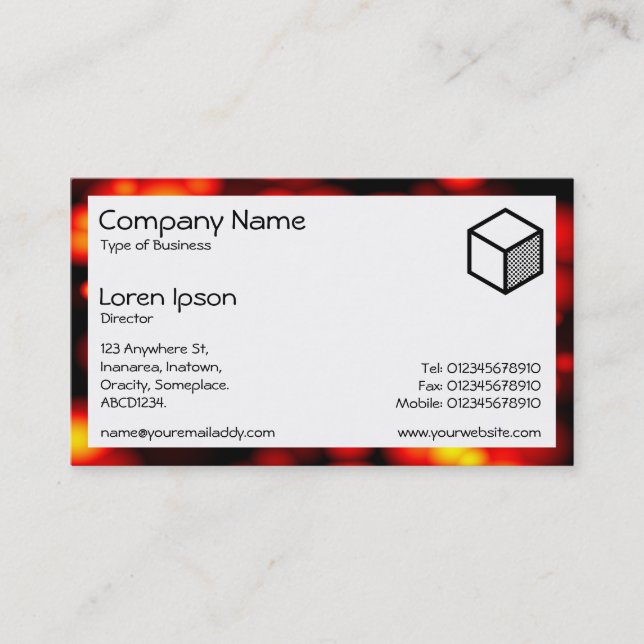 Rectangle - Red Giants Business Card (Front)