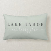 Sage Lake Tahoe Happy Place Lumbar Coussin