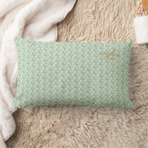 Rectangle Sage Life Lumbar Coussin par la poète Adiela Akoo