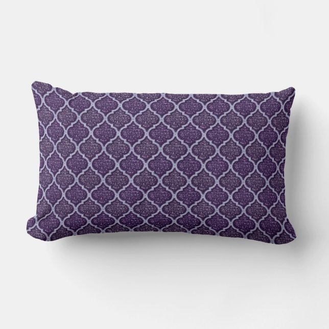 Rectangle Séquins MQF-2 COUSSIN Purple-LUMBAR Toné (Recto)
