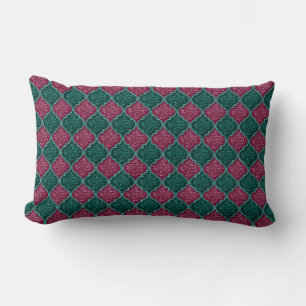 Rectangle Séquins MQF - COUSSIN Plum-Jade-LUMBAR