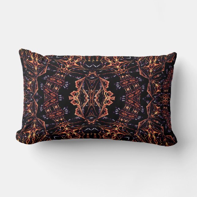 Rectangle Shaman esprit Abstrait Art Throw Coussin (Recto)