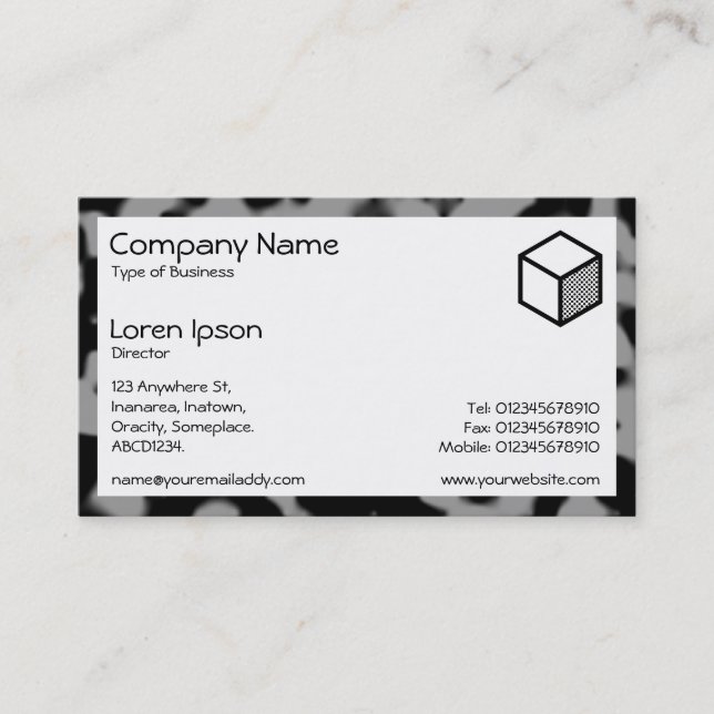 Rectangle - Smokey Cow Business Card (Front)