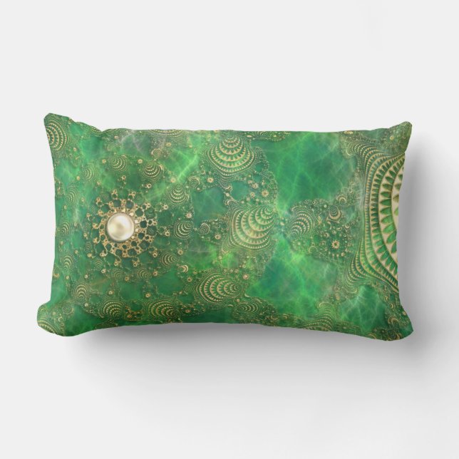 Rectangle Sous le Coussin de la mer d'Emeraude (Recto)