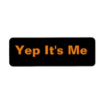 Rectangle sticker with logo