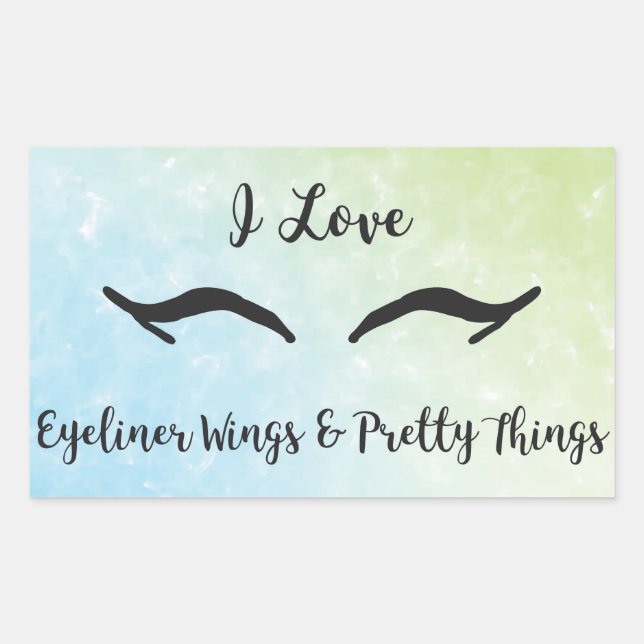 Rectangle Stickers, Matte, 4.5 x 2.7 inch (sheet o Sticker (Front)