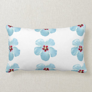 Rectangle Superbe Coussin de fleurs d'Hibiscus d'Hawaï