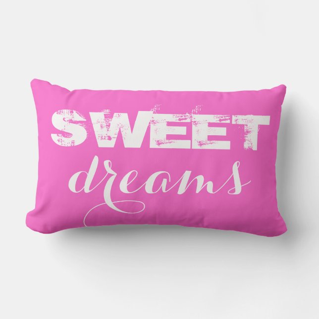 Rectangle Sweet Dreams Lumbar Coussin (Recto)