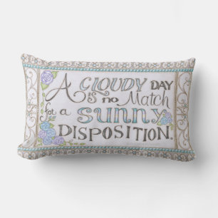 Rectangle Un Coussin de Lancer avec une Disposition Ensoleil