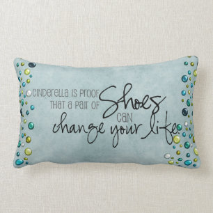 Rectangle Une paire de chaussures Coussin