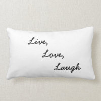 Vivre, Amour, Rire Coussin