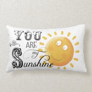 Rectangle Vous êtes mon coussin lombaire de soleil