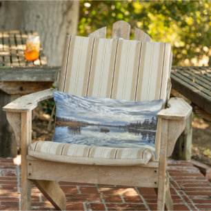Rectangle Whiteshell Automne Réflexion Lumbar Coussin
