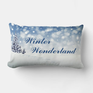 Rectangle Winter Wonderland Coussin