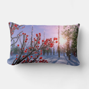 Rectangle Winterberry en Coussin de glace
